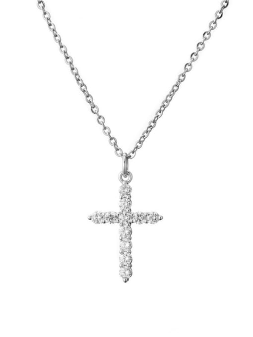 Light My Path | Silver Cross Necklace